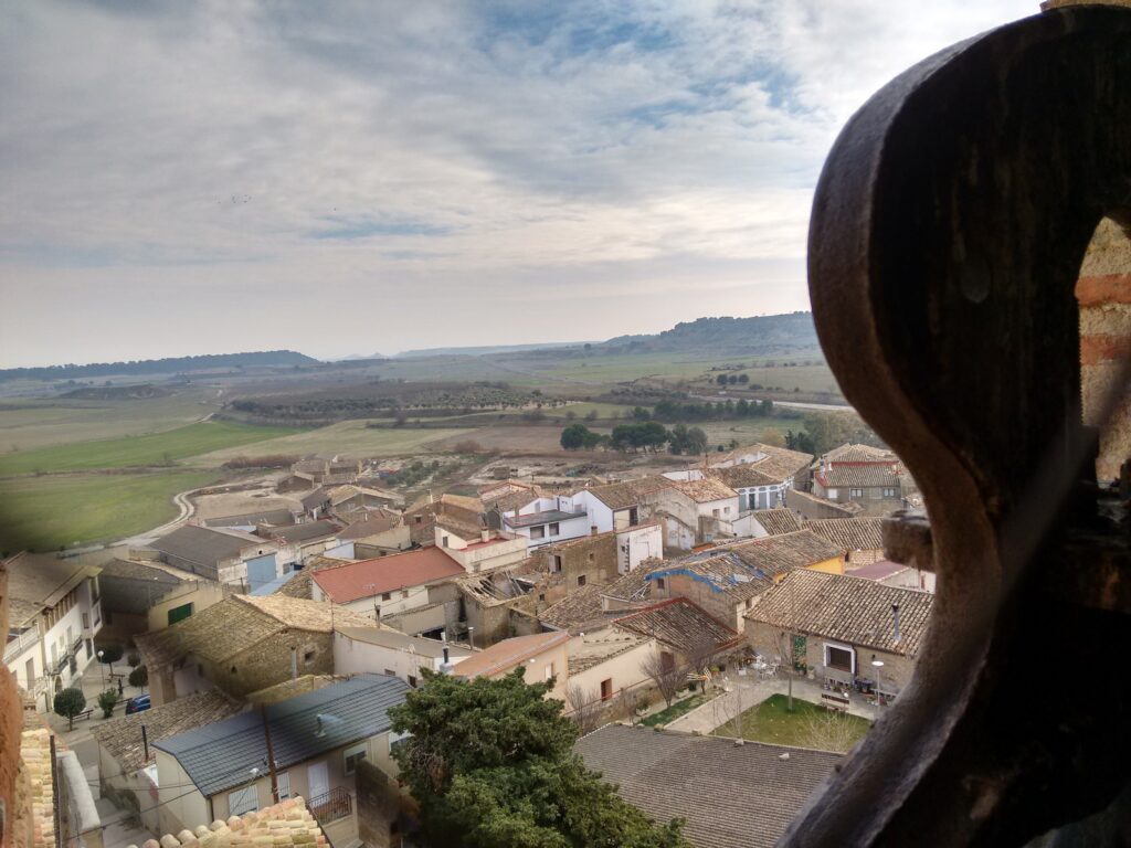 Vista de Las Pedrosas desde el campanario